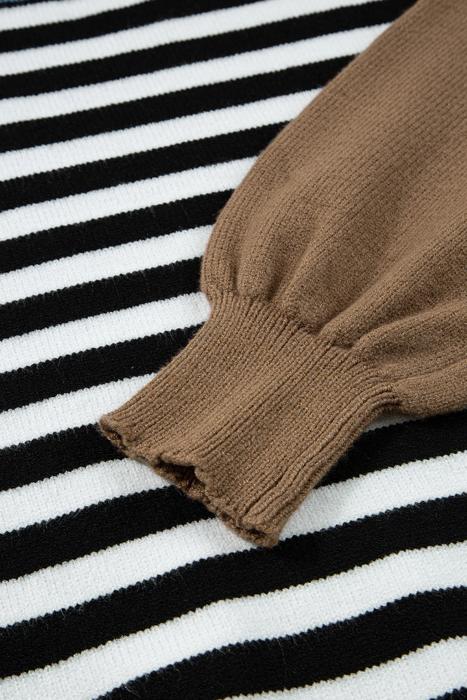 Statement Stripe Chic Colorblock Sweater | S-XL