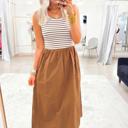  Colorblock Patchwork Sleeveless Maxi Dress | S-XL