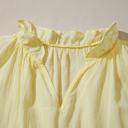  Ruffle Trim V-Neck Sleeveless Blouse | S-XL