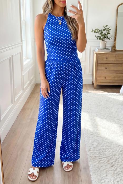 Charm Polka Dot Tank & Pants Set | S-XL