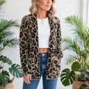  Leopard Print Open Front Cardigan | S-XL