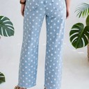  Polka Dot Slim Fit Denim Jeans