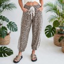 Leopard Print Ankle-Length Pants | S-XL