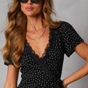  Sweet Charm Polka Dot Wrap Dress | S-XL