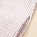  Striped Collar Half Sleeve Shirt Maxi Dress | S-XL