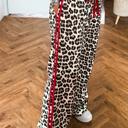  Leopard Luxe Contrast Trim Pants | S-XL