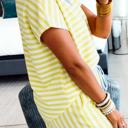  Stripe Detail Tee and Elastic Waist Shorts Set | S-XL