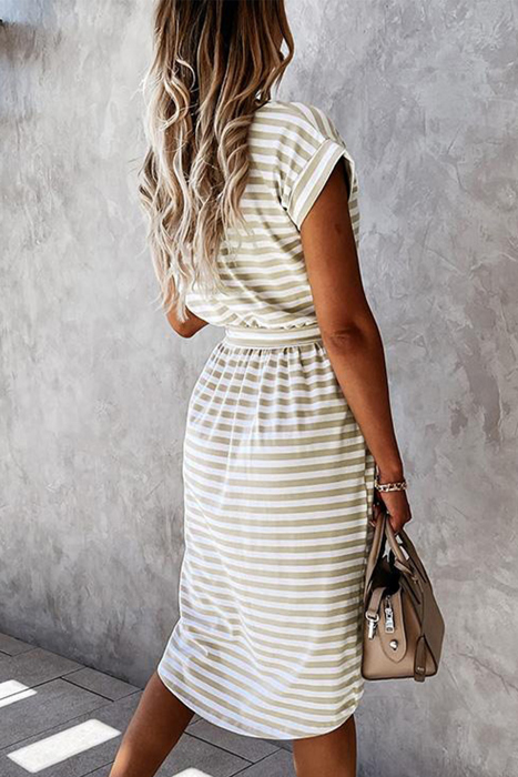 Wrapped Hemline Dress | S-XL