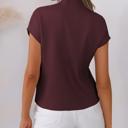  Pocket Ribbed Knit Short Sleeve Sweater | S-XL