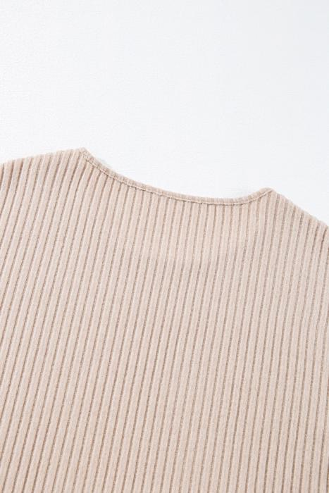 Casual Knit Long Sleeve layering Drop Shoulder Top | S-XL