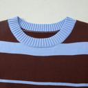  Classic Striped Short Sleeve Knit Top | S-XL