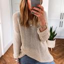  Crochet Open-Knit Sweater Top | S-XL