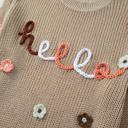  Hello Fall Embroidered Knit Loose Sweater | S-XL
