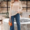 Crochet Open-Knit Sweater Top | S-XL