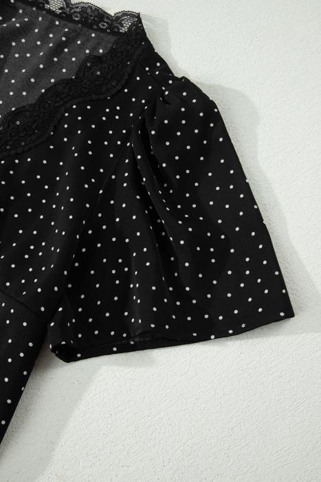 Sweet Charm Polka Dot Wrap Dress | S-XL
