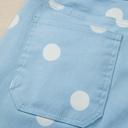  Raw Hem Polka Dot Shift Jeans