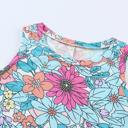  Colorful Sleeveless Floral Mini Dress |S-XL