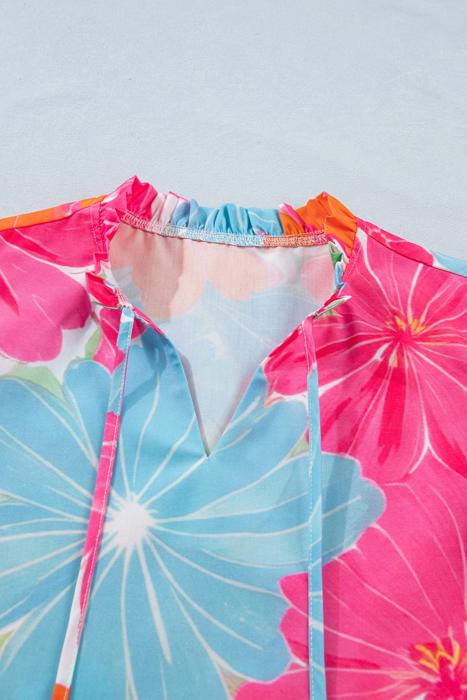 Floral Daydream Sleeveless Blouse | S-XL