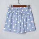  Polka Dot Print High Waisted Shorts | S-XL