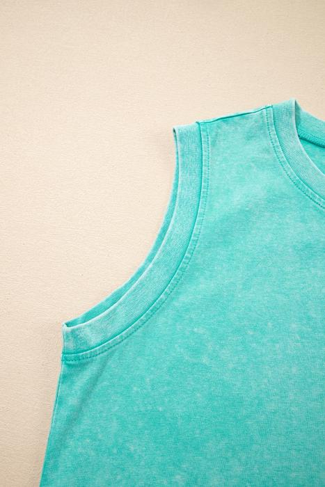 Soft Fade Tank & Split Skirt Set  | S-XL