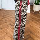  Leopard Luxe Contrast Trim Pants | S-XL
