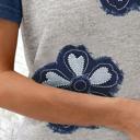  Floral Patchwork Raglan Tee | S-XL