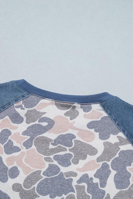 Denim Block Camo Tee | S-XL