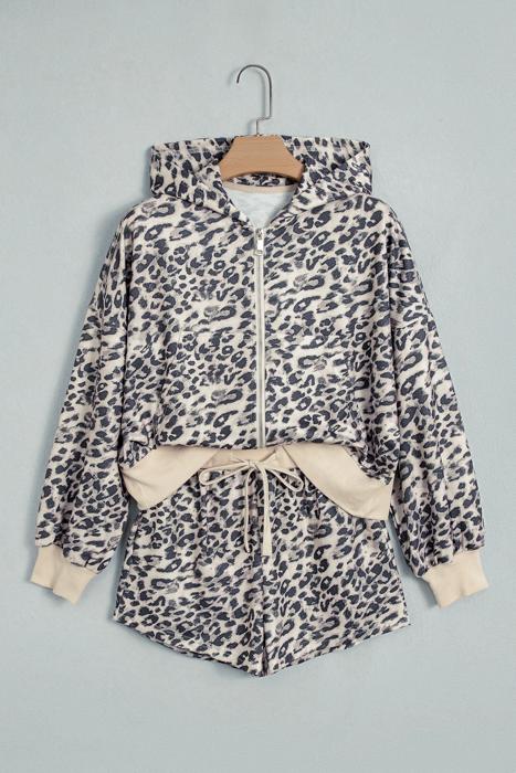 Roar & Relax Zip-Up Hooded Pant Set | S-XL