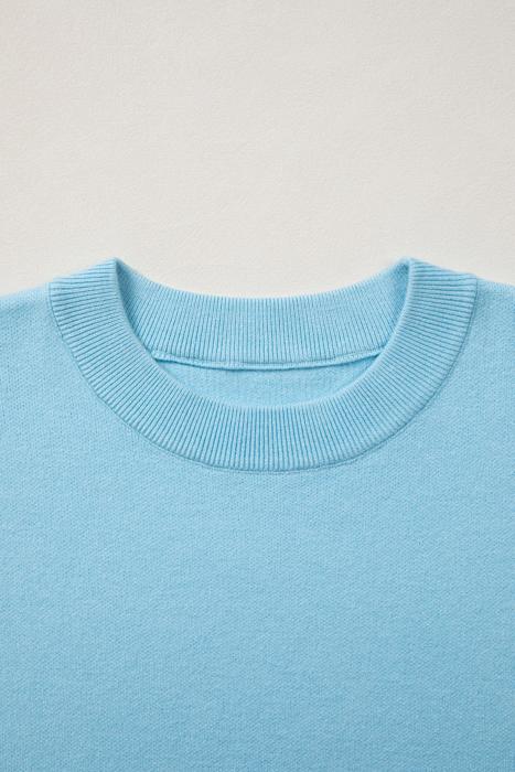 Marlow Scalloped Hem 3/4 Sleeve Sweater | S-XL