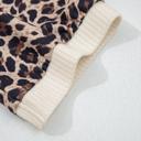  Ribbed Leopard Patchwork Button Shirt | S-XL