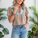  Pony Embroidered Western Yoke Blouse | S-XL