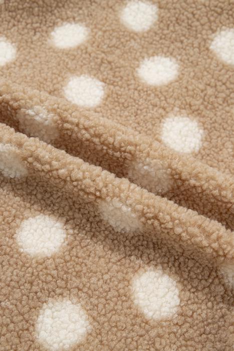 Luxe Polka Faux Fur Jacket | S-XL