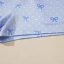  Heart Bow Print Loose Short Set | S-XL