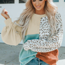 Color Block & Patchwork Ribbed Top | S-2XL