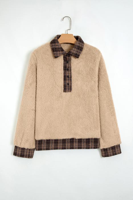 Ever Plaid Cozy Fleece Sweatshirt | S-XL