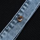  Textured Knit Colorblock Button-Down Shirt | S-XL
