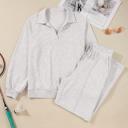  Polo V-Neck Pullover & Drawstring Pants Set | S-XL