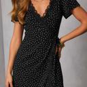  Sweet Charm Polka Dot Wrap Dress | S-XL