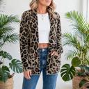  Leopard Print Open Front Cardigan | S-XL