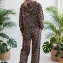  Striped Detail Leopard Matching Set | S-XL