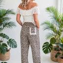  Leopard Print Ankle-Length Pants | S-XL