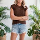  Soft Texture Crew Neck Shor Sleeve Sweater | S-XL
