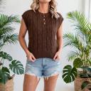  Soft Texture Crew Neck Shor Sleeve Sweater | S-XL
