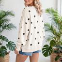  Polka Dot Loose-Fit Long Sleeve Top | S-XL