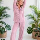  Colorblock Patchwork Long Sleeve Lounge Set | S-XL