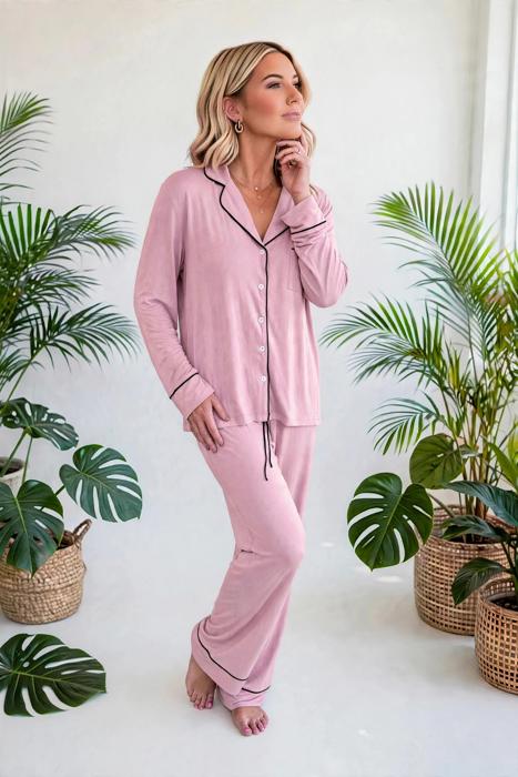 Colorblock Patchwork Long Sleeve Lounge Set | S-XL