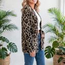  Leopard Print Open Front Cardigan | S-XL