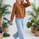  Button Front Long Sleeve Knit Cardigan | S-XL