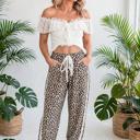  Leopard Print Ankle-Length Pants | S-XL