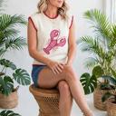  Crew Neck Plaid Crawfish Sweater Vest | S-XL